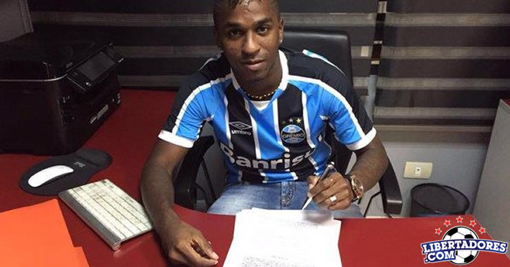 Gremio anuncia a contratacao do equatoriano Miller Bolanos