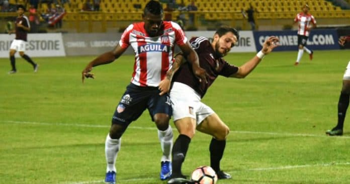 Junior Barranquilla fez 3 a 0 no Carabobo