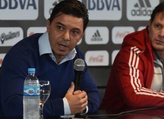 Marcelo Gallardo e Pedro Hansing